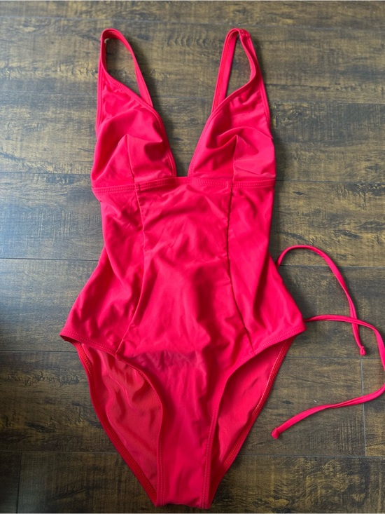 SHEIN Other - ✨ 3/$25 ✨ SHEIN Bright Red One-Piece Swimsuit